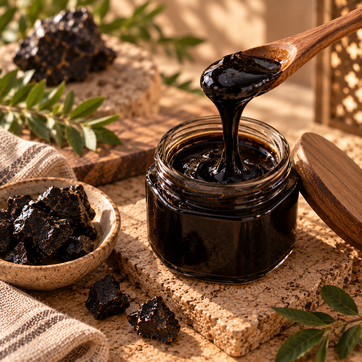 Shilajit en résine — L’essence précieuse des montagnes